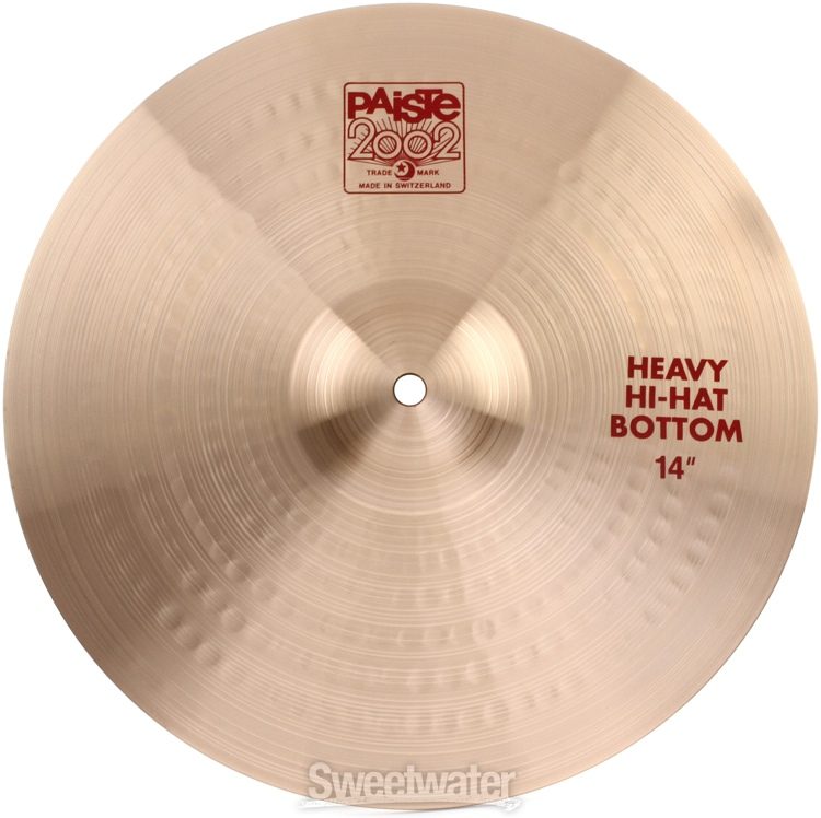 Paiste 2002 Heavy Hi-Hat - 14", Bottom Only