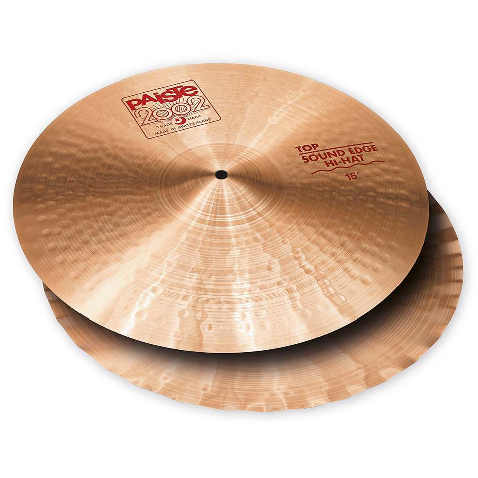 Paiste 2002 Classic Series Sound Edge Hi-Hats - 15”