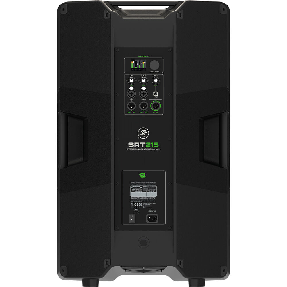Mackie SRT215 Two-Way 1600W Powered Portable PA Speaker with DSP and Bluetooth - 15”