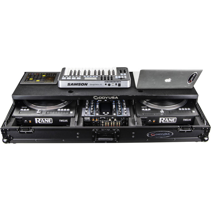 Odyssey FZGSPRA1272W DJ Coffin Case for Rane Seventy-Two & Rain Twelve Mixers - Black Label