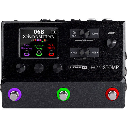 Line 6 HX Stomp Effects Pedalboard Guitar Pedal - Black