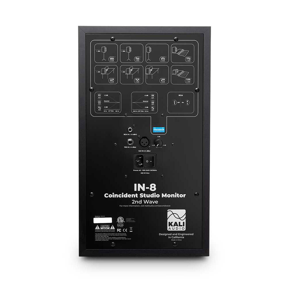 Kali Audio INDEPENDENCE Coincident 8" 3-way 140w Powered Studio Monitor (each)