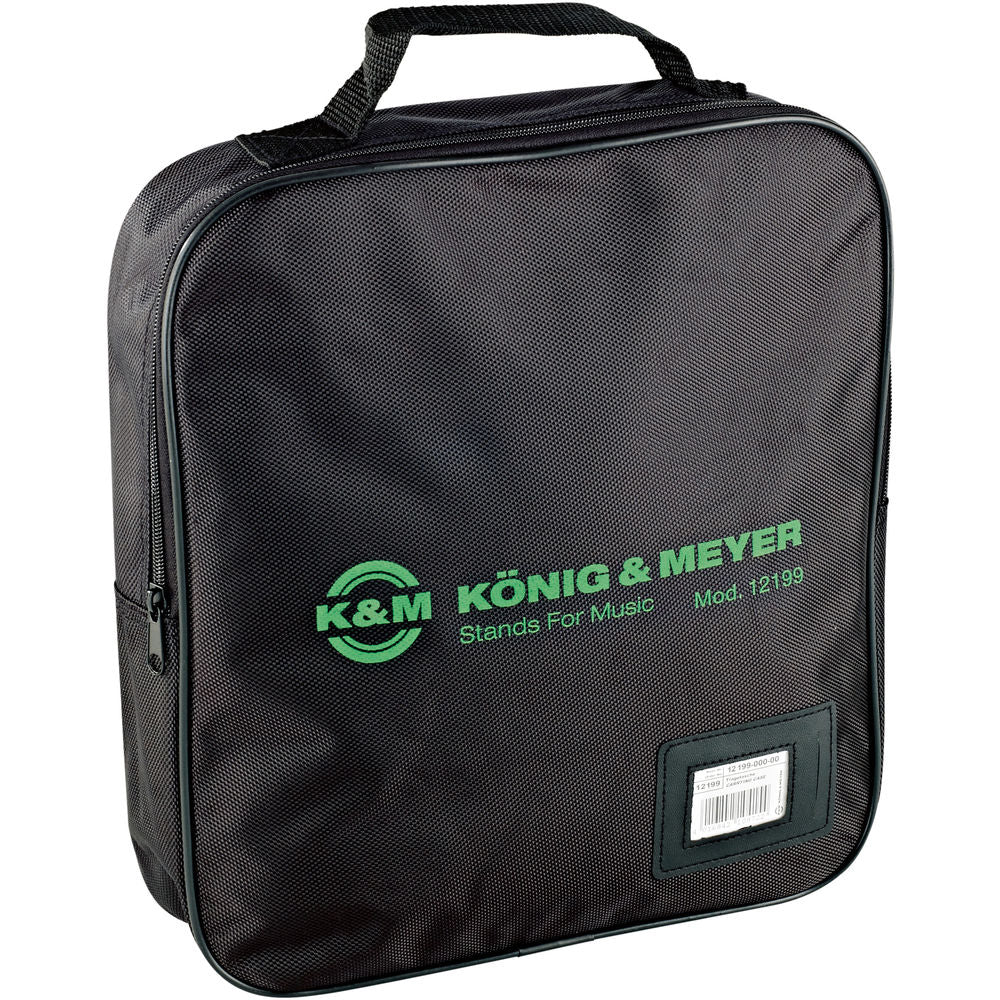 K&M 12199 Carrying Case for 12190 Laptop Stand - Black