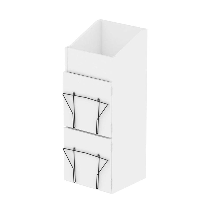 Glorious Record Box Display Door - White