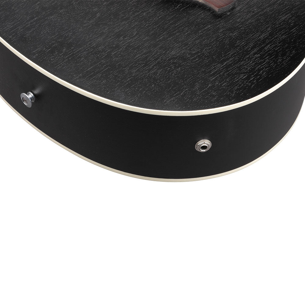 Ibanez AEG7MH Acoustic-Electric Guitar - Weatherd Black Open Pore