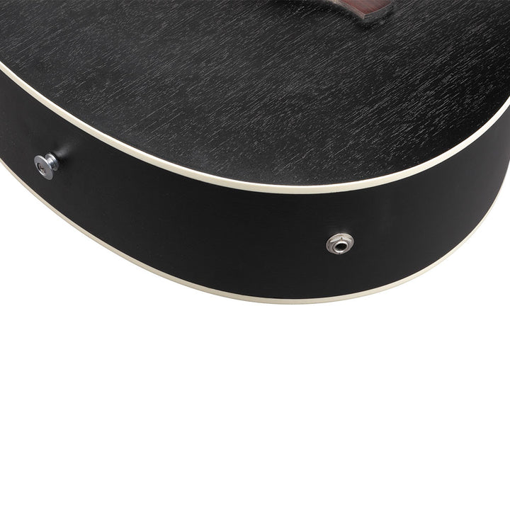 Ibanez AEG7MH Acoustic-Electric Guitar - Weatherd Black Open Pore