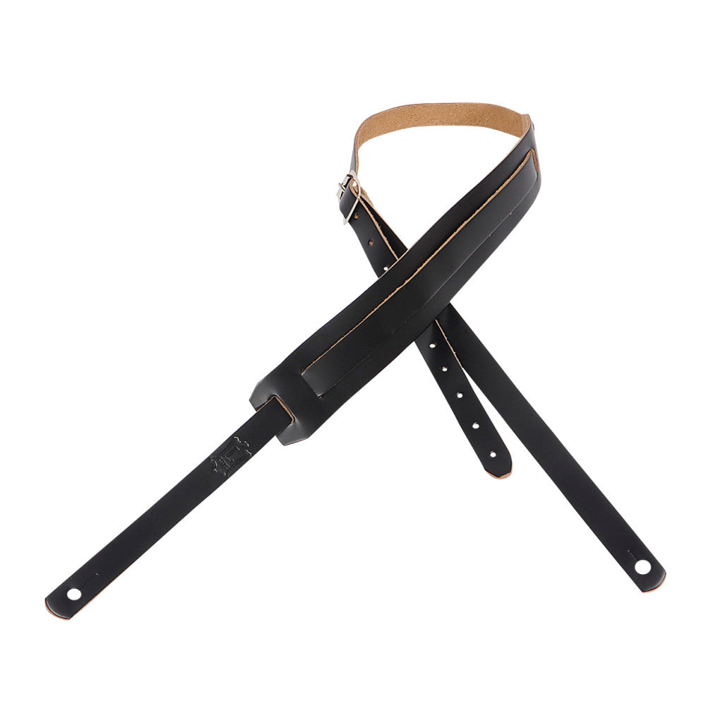 Levy's M11-BLK Genuine Leather Guitar Straps