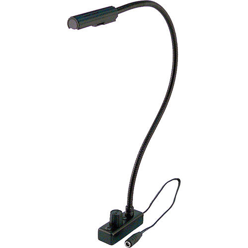 Littlite W-AN-TE18-LED - 18 in LED Gooseneck Lampset with White Finish and PSU