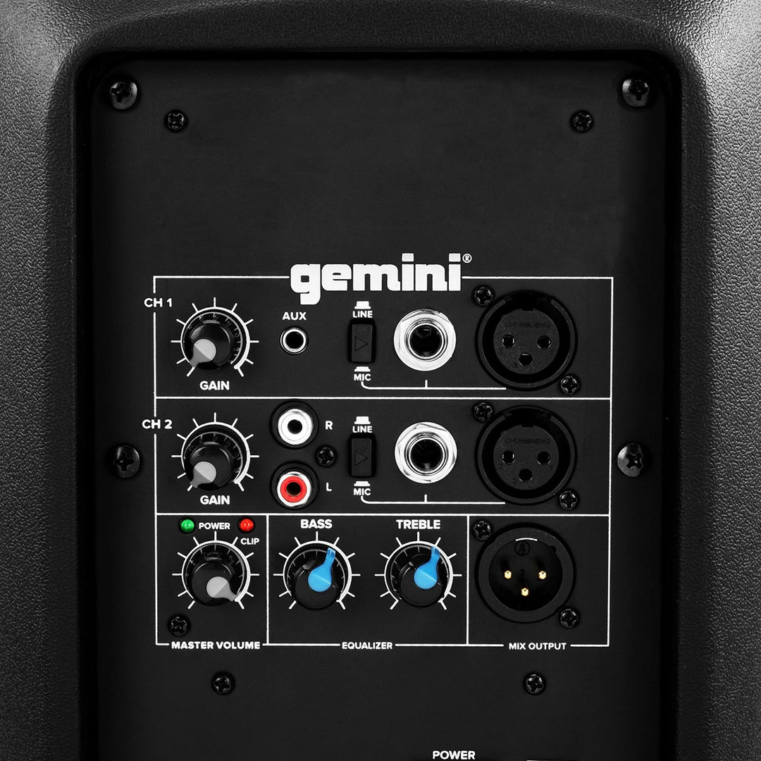 Gemini AS-21 Active 8” Powered Speaker
