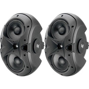 Electro-Voice EVID 6.2 - Dual 6in Surface-Mount Speaker (Pair) - Black