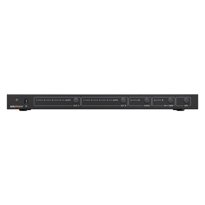 BZBGEAR - 4X2 HDMI 4K 60Hz 18Gps Matrix Switcher with Audio/Downscaling Support