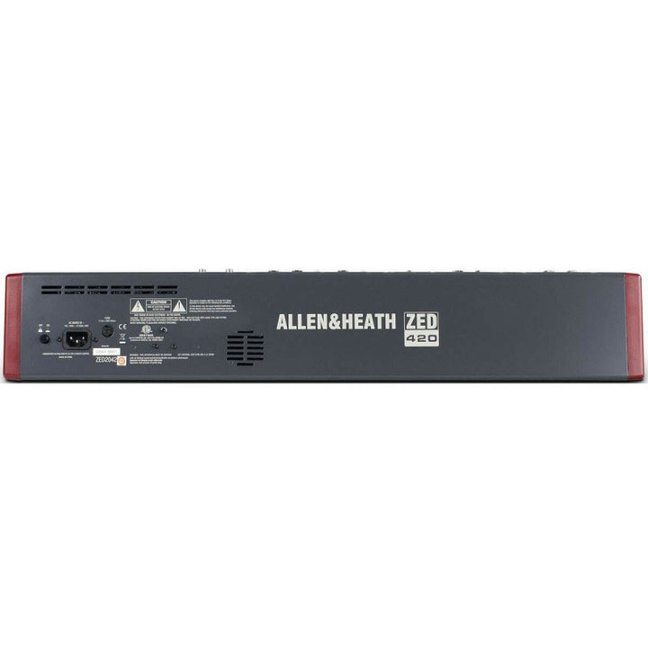 Allen & Heath ZED-420 4-Bus Mixer - 16 Mono / 2 Stereo with USB