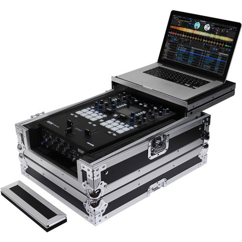 Odyssey Universal 12'' Format DJ Mixer Case with Extra Deep Rear Cable Space (Flight Zone)