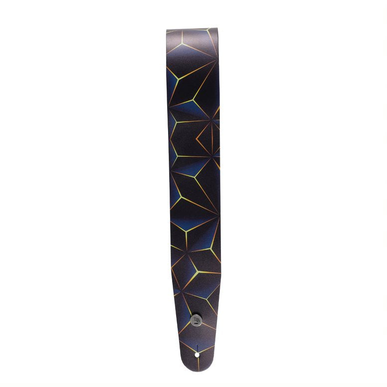 D'Addario Eco-Comfort Strap Line Extensions 2.5 PRINTED LTH, OPTIC ART