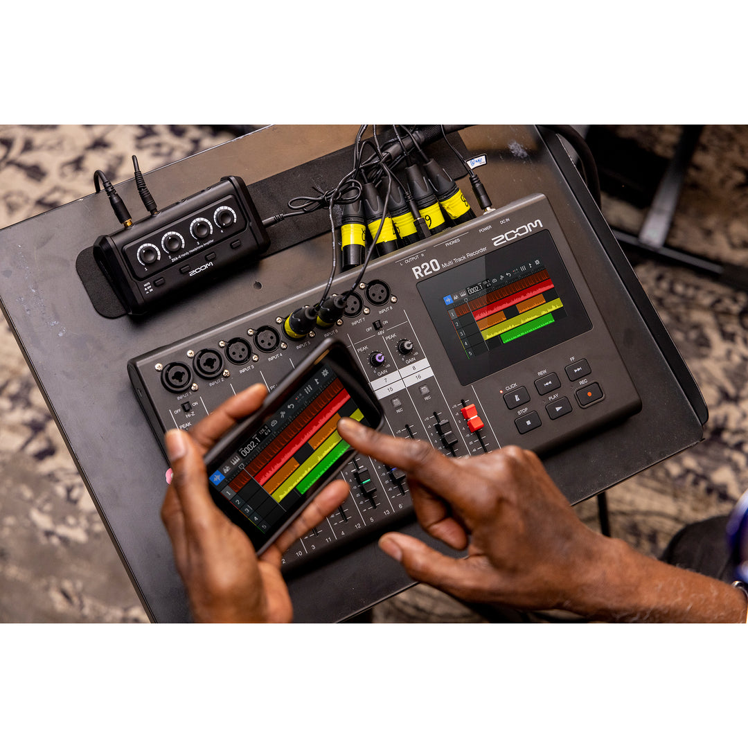 Zoom R20 Multi Track Recorder Interface Controller Sampler