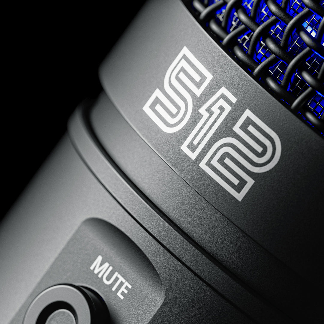 512 Audio TEMPEST Large-Diaphragm Studio Condenser USB Microphone