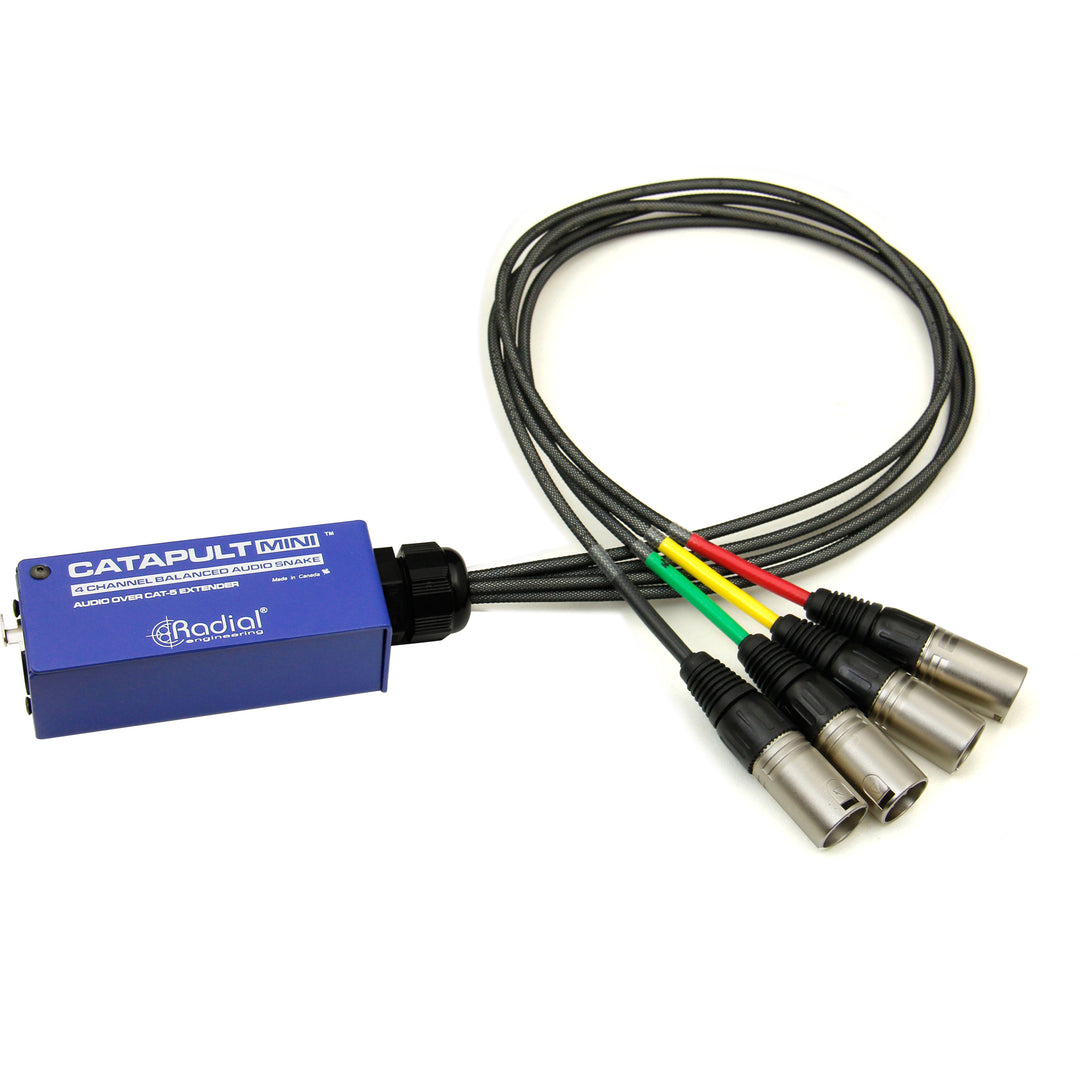 Radial Catapult Mini RX 4-Channel Cat 5 Audio Snake