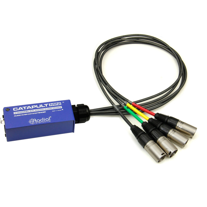 Radial Catapult Mini RX 4-Channel Cat 5 Audio Snake