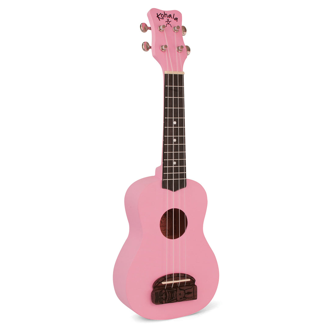 Kohala KT-S Tiki Series Soprano Ukulele - Pink