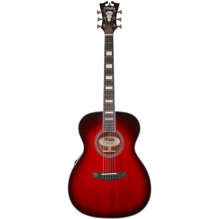 D’Angelico Premier Tammany Acoustic Guitar - Translucent Black Cherry Burst