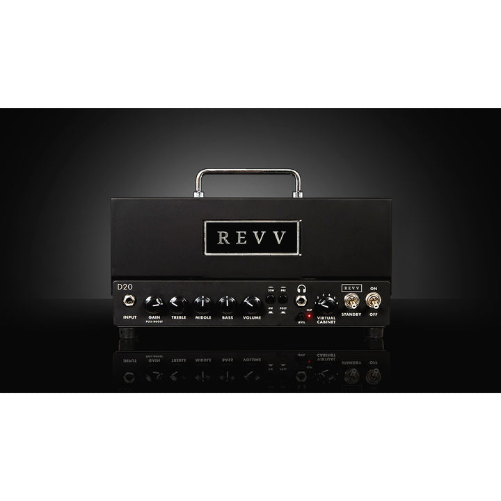 Revv D20 Tube Guitar Amplifier Head 20/4-Watt - Black