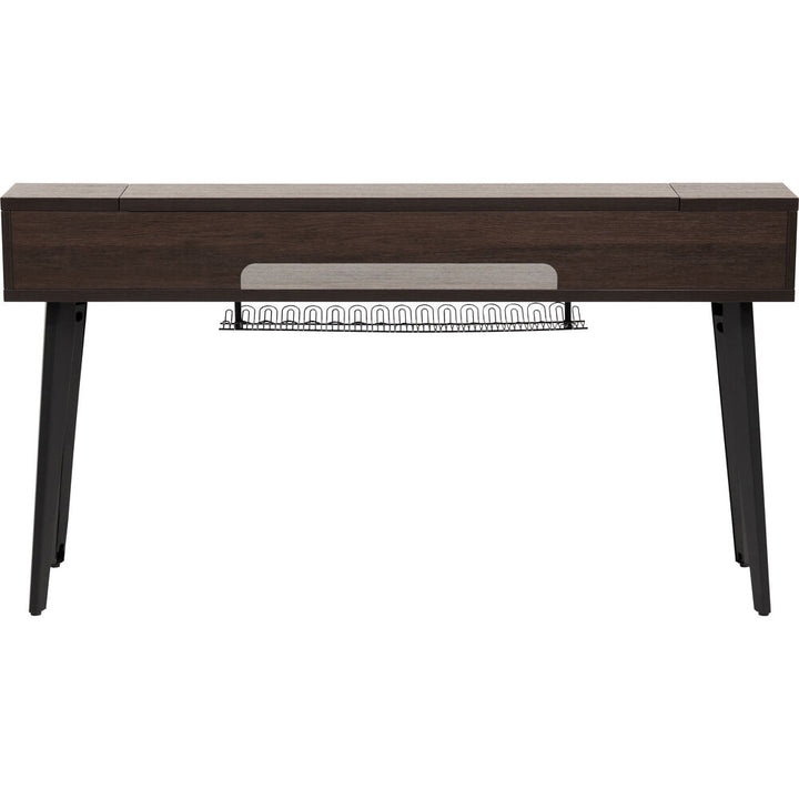 Gator Elite Furniture Series 88-Note Keyboard Table - Dark Walnut