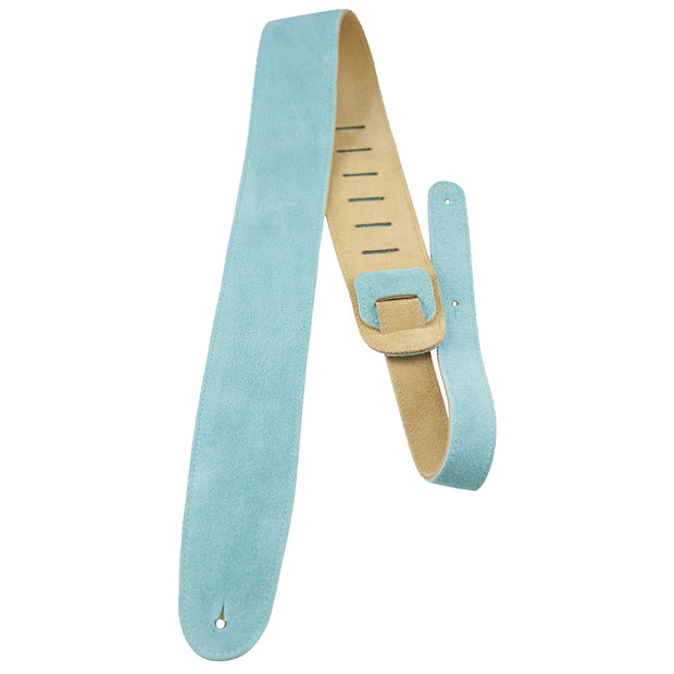 Perri's Leathers 2.5" Teal Soft Suede Guitar Strap