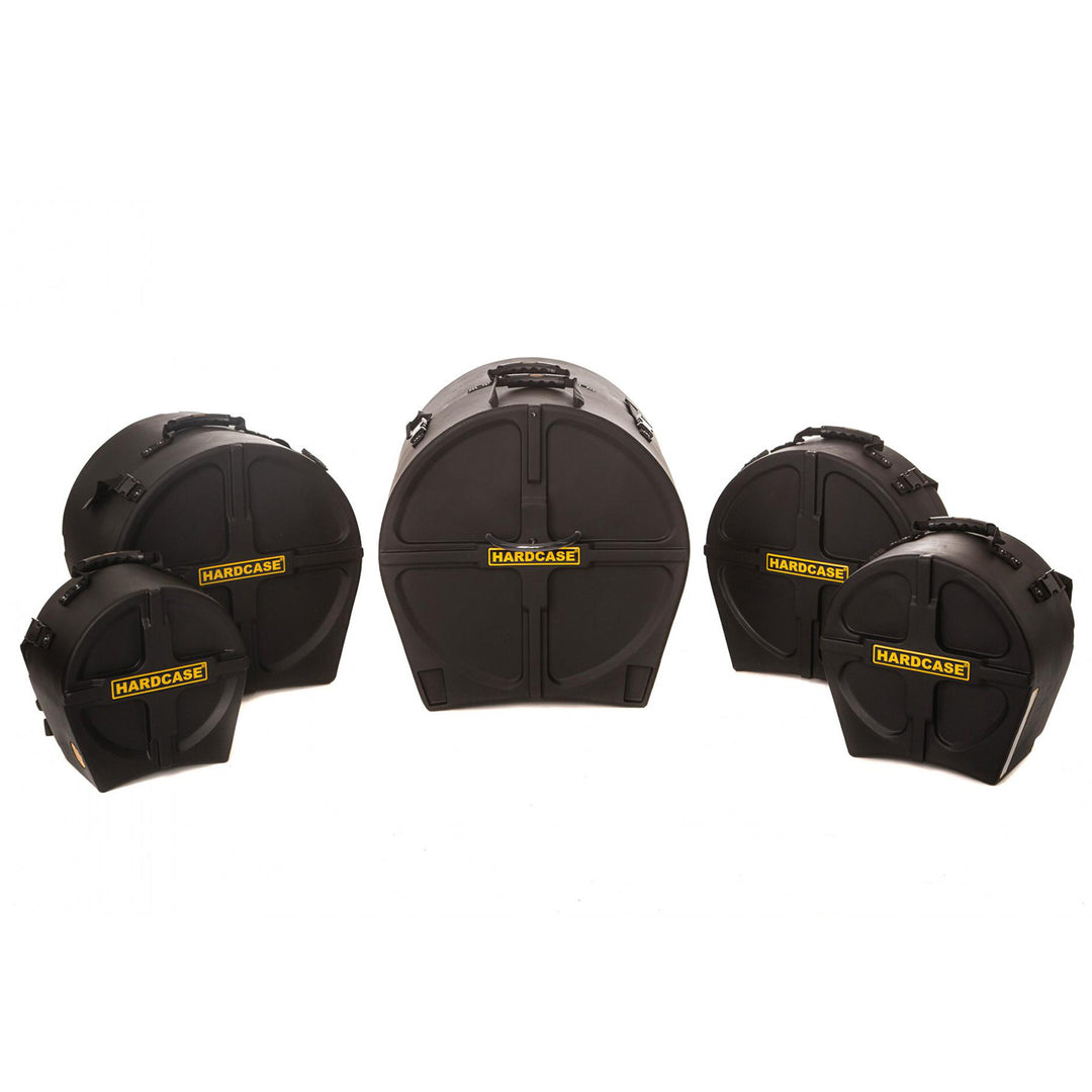 HARDCASE HJAZZ - Drum Kit Cases for Jazz Set - Includes HN14S, 10T, 12T, 14FT, 18B