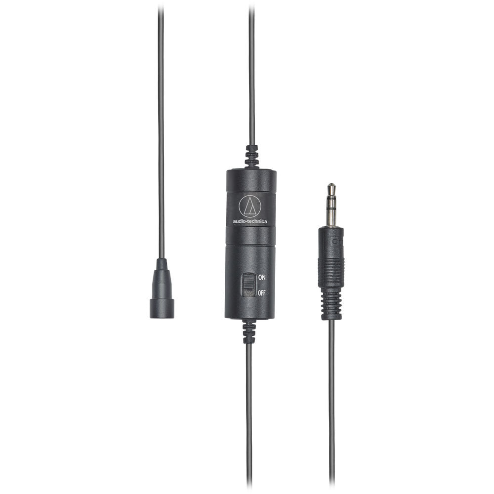 Audio-Technica Consumer ATR3350XiS Omnidirectional Condenser Lavalier Microphone for Smartphones