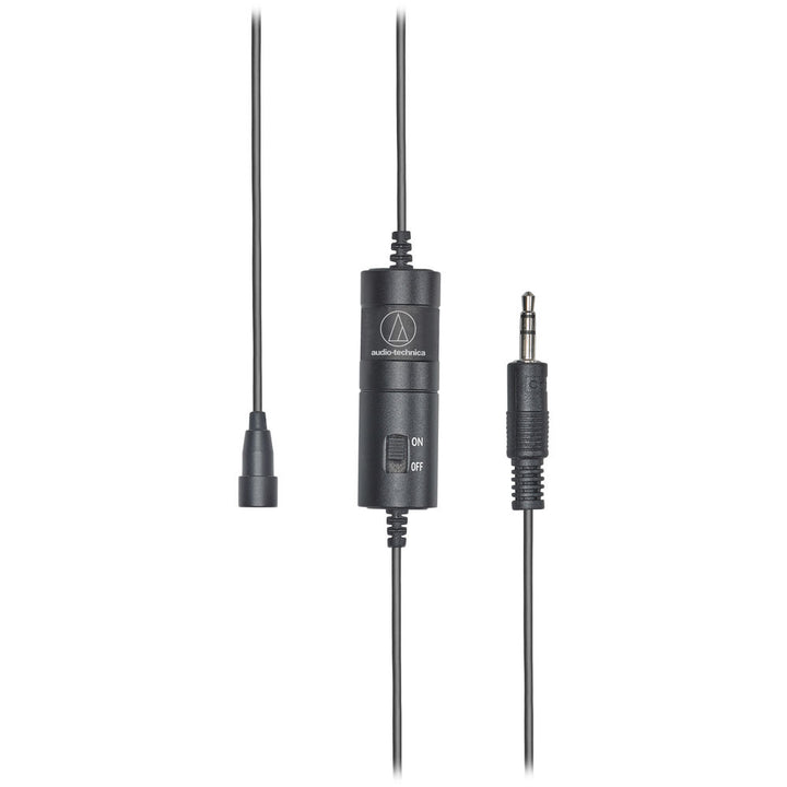 Audio-Technica Consumer ATR3350XiS Omnidirectional Condenser Lavalier Microphone for Smartphones
