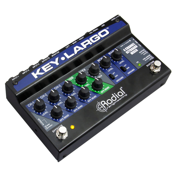Radial Key-Largo Keyboard Mixer and Performance Pedal