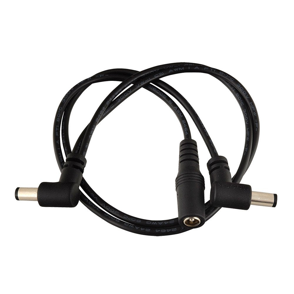 Mooer PDC-2A 2-Plug Right Angle Head Multi DC Power Cable