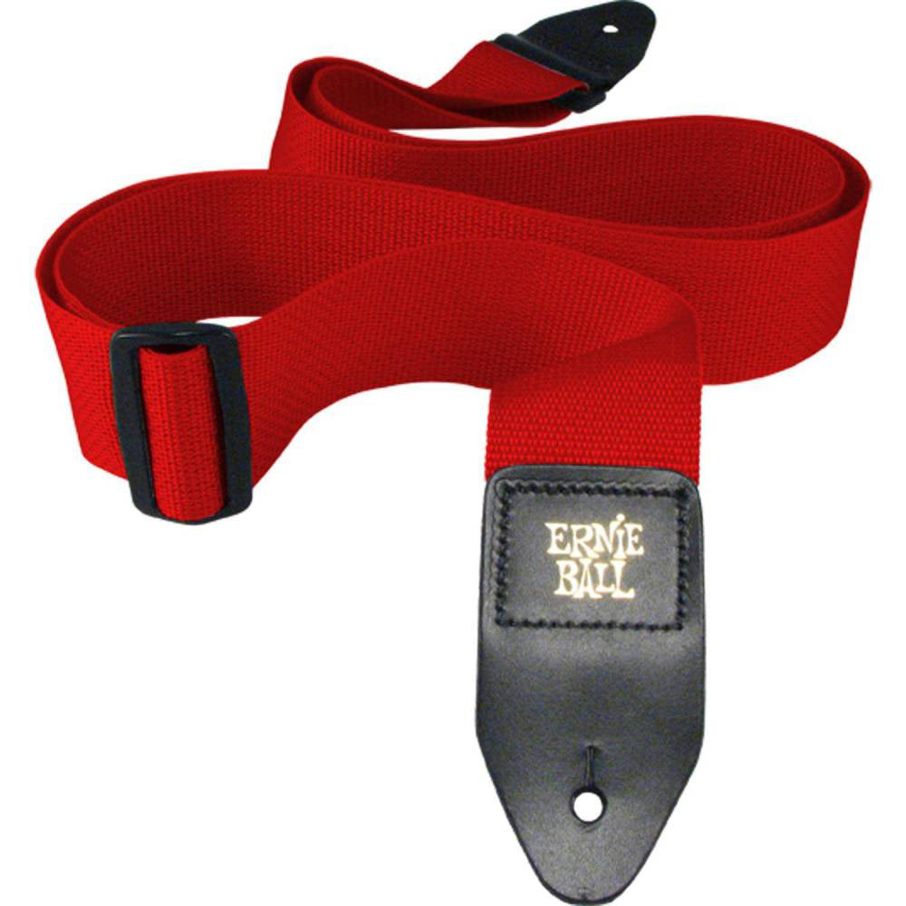 Ernie Ball Polypro 2” Guitar Strap - Red