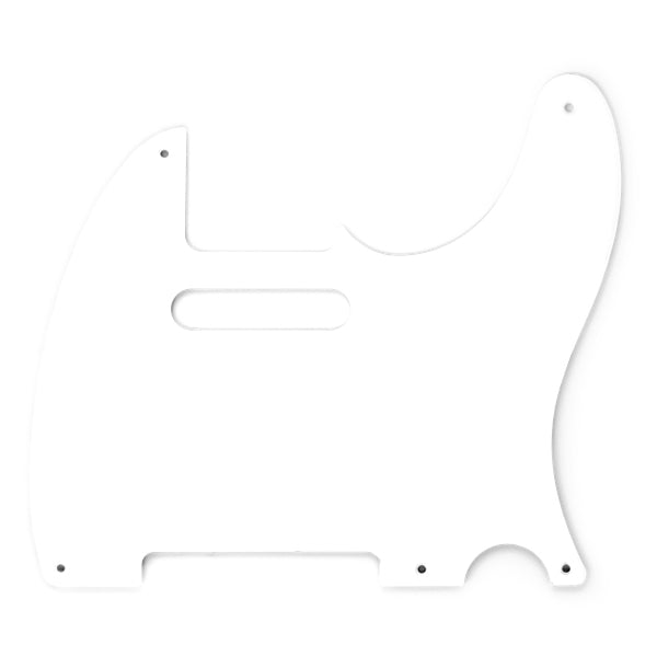 Fender White, 1-Ply, 5-Hole Mount SS - White