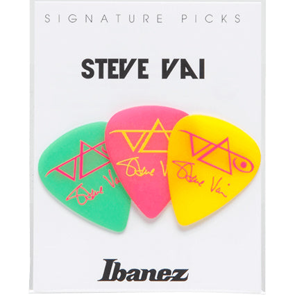 Ibanez B1000SVGPY Polyacetal, Heavy (1.0mm), Green/Pink/Yellow 3pcs