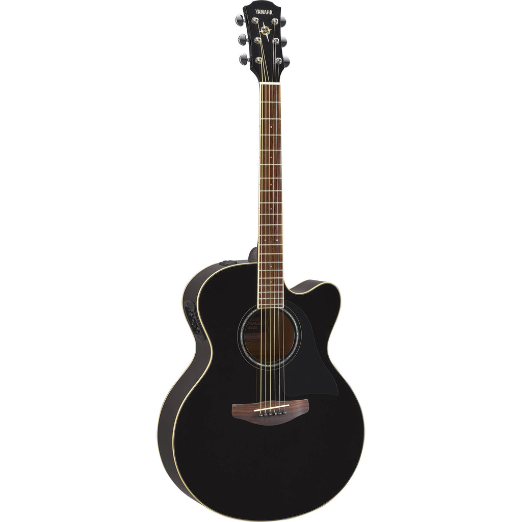 Yamaha エレクトリックアコースティックギターCPX−600 Yamaha CPX600 BL 6-String RH Electric-Acoustic Guitar - Black