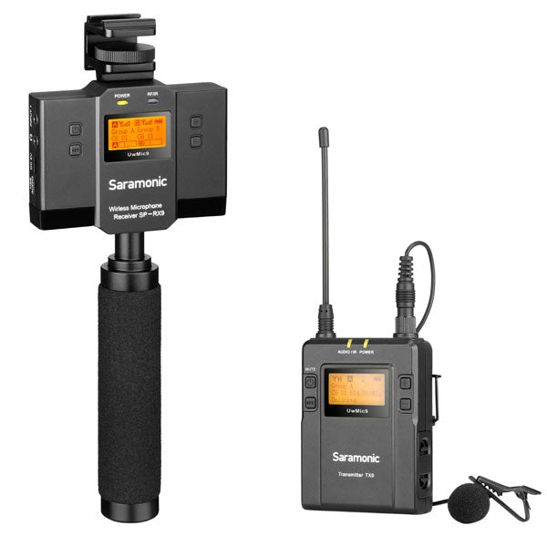 Saramonic UwMic9 Kit12 - UHF Wireless Audio Mixer Microphone System
