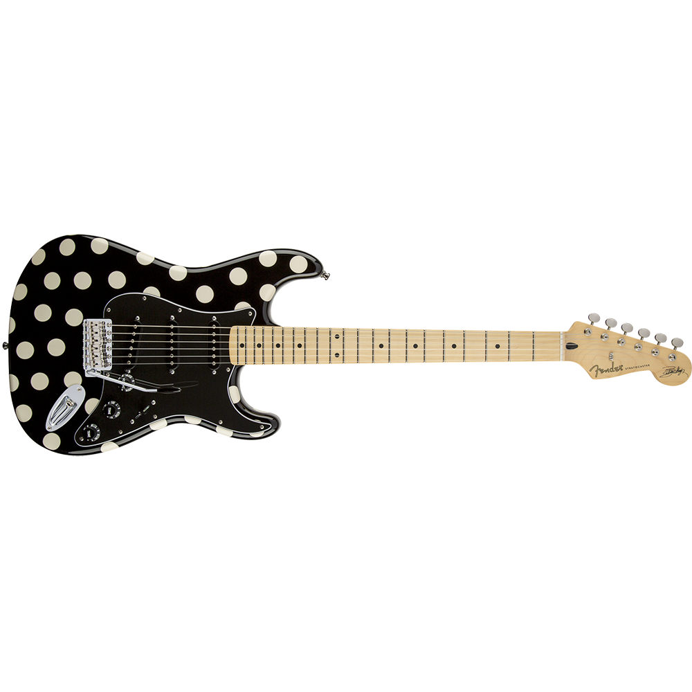 Fender Buddy Guy Standard Stratocaster, Maple Fingerboard (Polka Dot Finish)