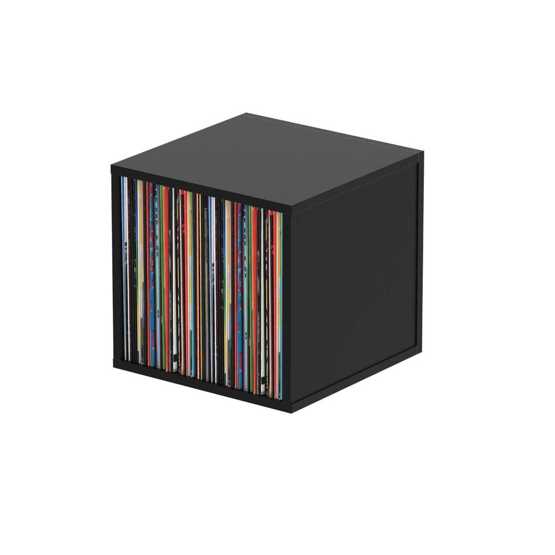 Glorious Record Box 110 Vinyl Storage (Holds 110 Records) - Black