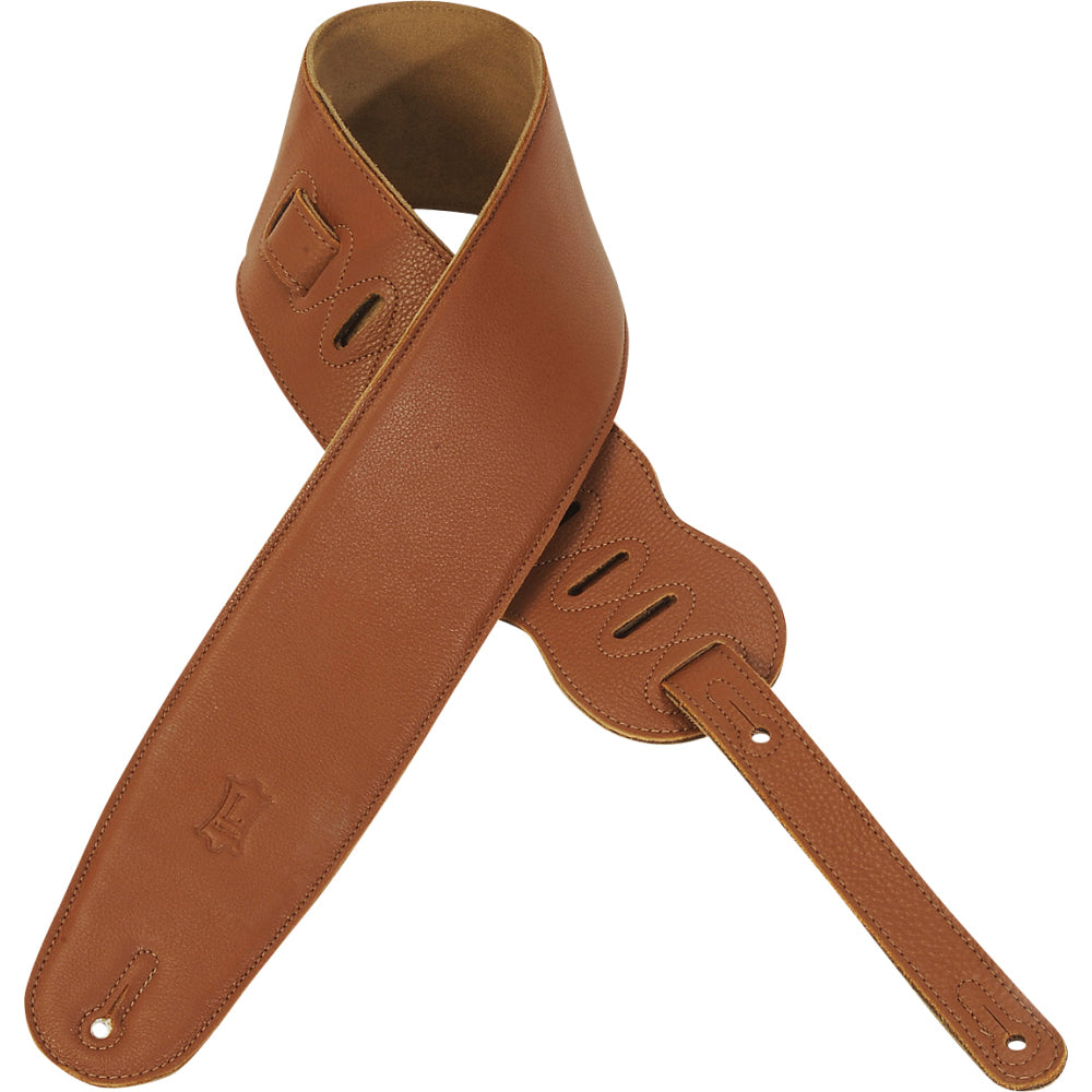 Levy's M4GF-TAN Garment Leather Bass Guitar Straps
