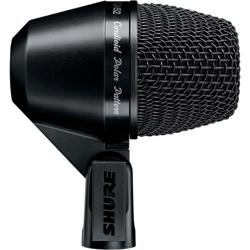 Shure PGA52 Cardioid Dynamic Kick Drum Microphone G7: 506 - 542MHz