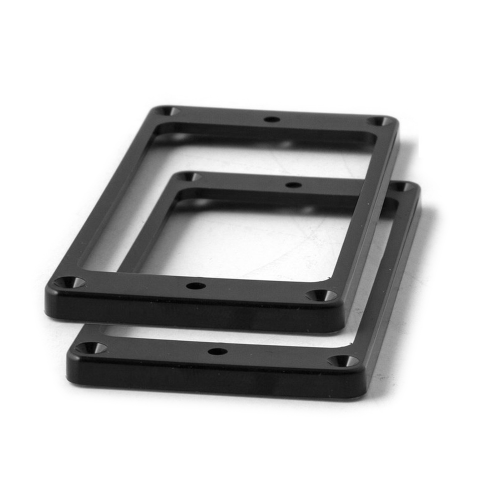 PRS SE Humbucker Pickup Rings (2-Pack) - Straight, Black (Trem Equipped)