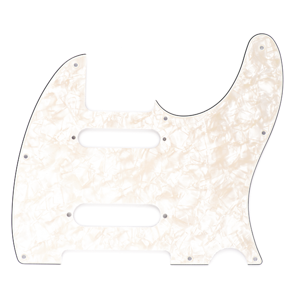 Fender Deluxe Nashville Telecaster Pickguards - White Moto