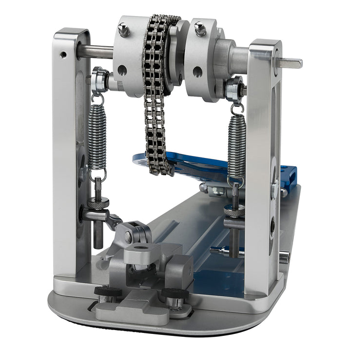 DW CPMCD2BL Machined Chain Drive Double w/ Blue Footboard & Heel