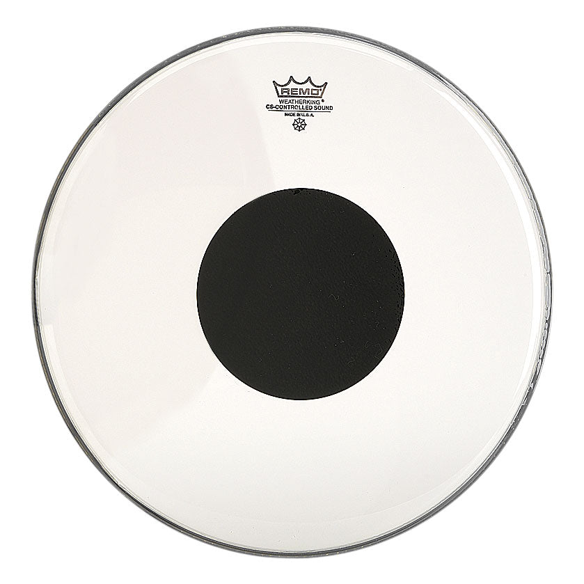 Remo CS-1324-10 - 24'' Batter, Contr.Sound,Clear Black Dot On Top