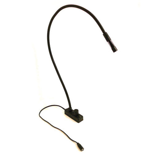 Littlite W-AN-TE12A-LED - 12 in LED Gooseneck Lampset with White Finish - No PSU