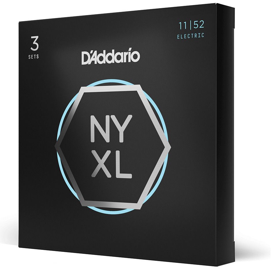 D'Addario NYXL1152-3P - 3-PACK ELEC GTR NYXL MED/HVY