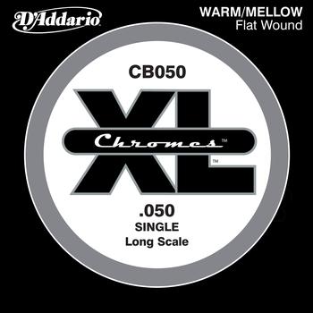D'Addario CB050 - SINGLE  BASS CHROMES 050 LONG
