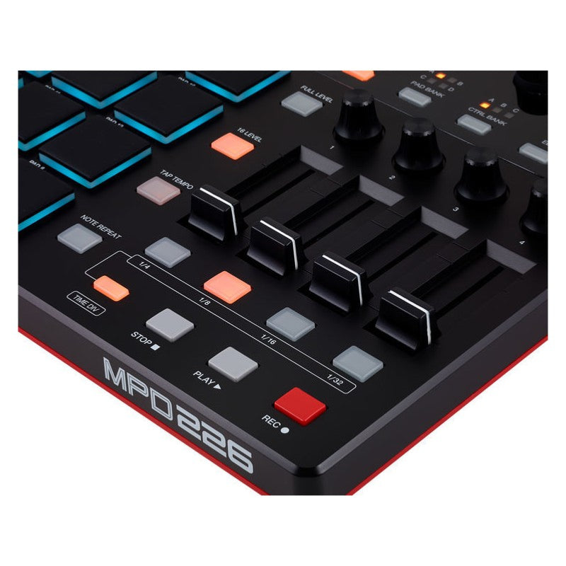 【動作確認済み】AKAI Professional MPD226 MIDIパッド Akai MPD226 USB MIDI Pad Controller – Music City Canada