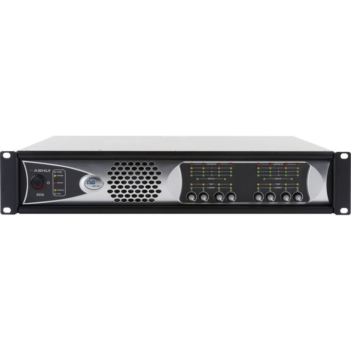 Ashly ne8250.25 amplifier plus OPDante and OPDAC8 Option Cards